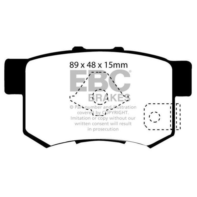 EBC 10-12 Acura RDX 2.3 Turbo Ultimax2 Rear Brake Pads - Saikospeed