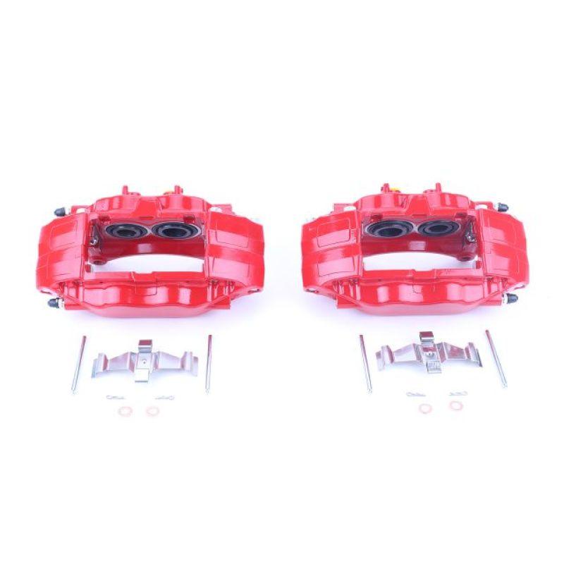 Power Stop 04-14 Subaru Impreza Front Red Calipers w/o Brackets - Pair - Saikospeed