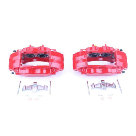 Power Stop 04-14 Subaru Impreza Front Red Calipers w/o Brackets - Pair - Saikospeed