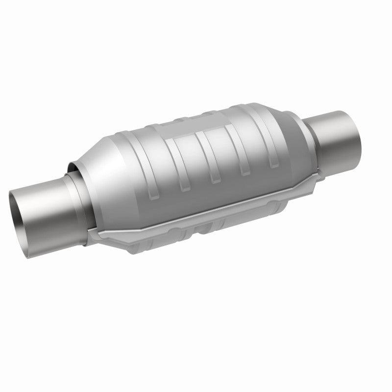 MagnaFlow Conv Univ 2.25in Inlet/Outlet Center/Center Round 9in Body L x 5.125in W x 13in Overall L - Saikospeed