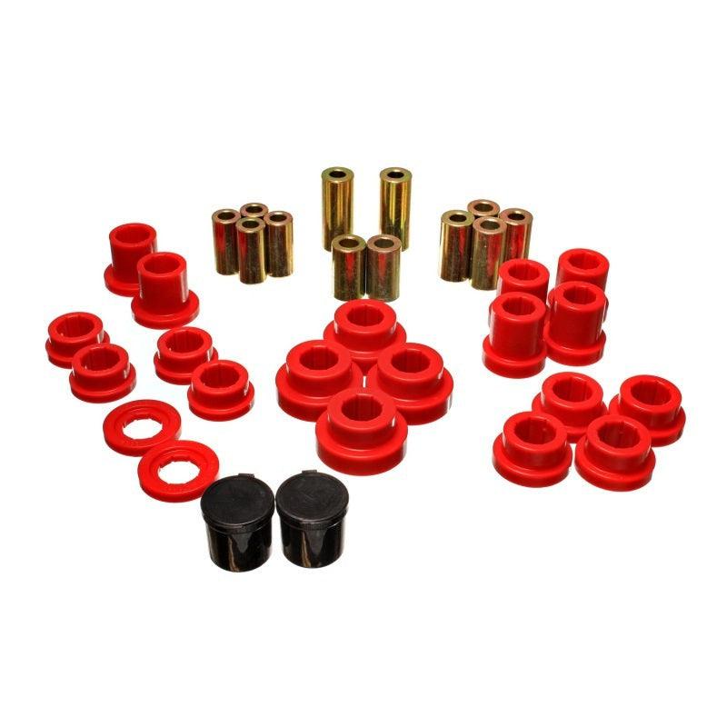 Energy Suspension 00-09 Honda S2000 Red Rear End Control Arm Bushing Set - Saikospeed