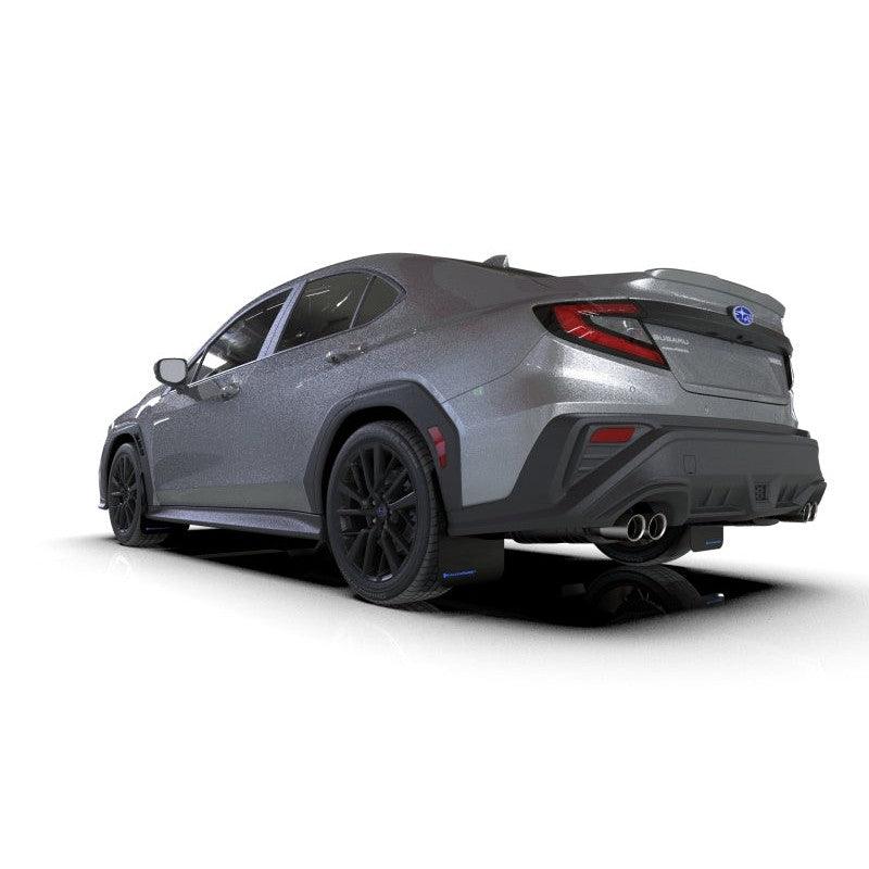 Rally Armor 2022 Subaru WRX Black UR Mud Flap w/ Blue Logo - Saikospeed