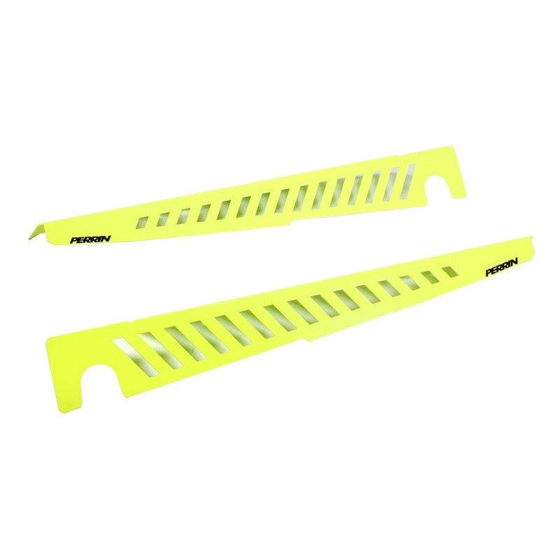 Perrin 22-23 Subaru WRX Fender Shroud Set - Neon Yellow - Saikospeed