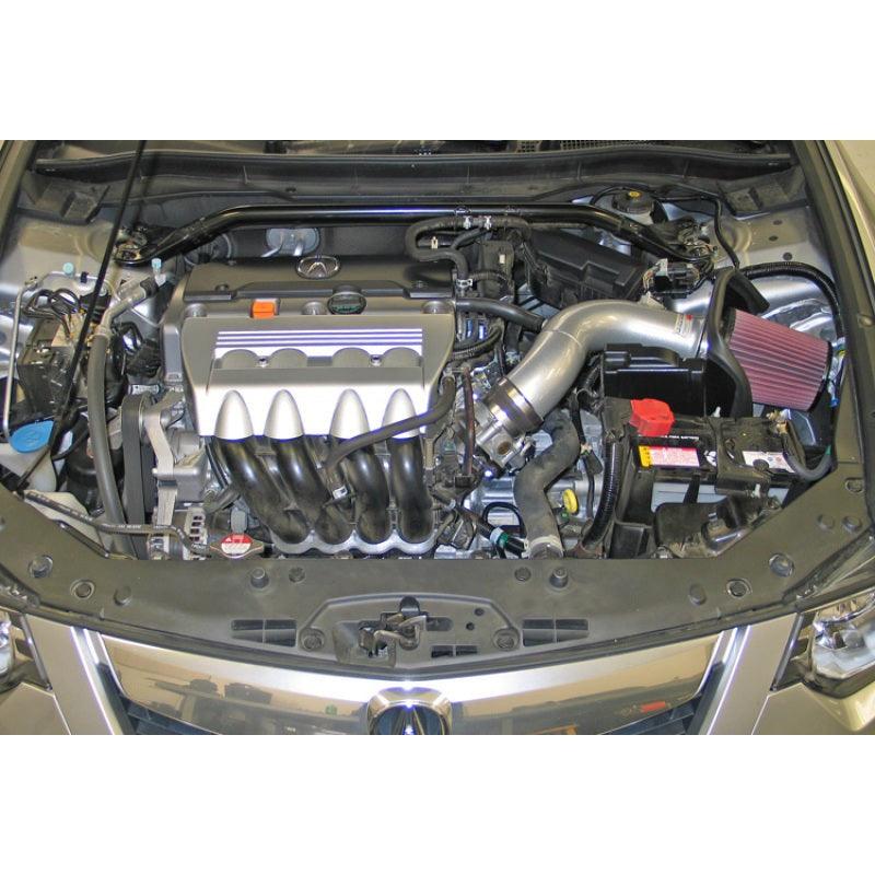K&N 09 Acura TSX 2.4L Silver Typhoon Intake - Saikospeed