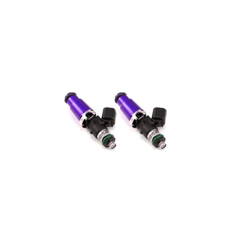 Injector Dynamics 2600-XDS Injectors - 60mm Length - 14mm Purple Top - 14mm Lower O-Ring (Set of 2) - Saikospeed