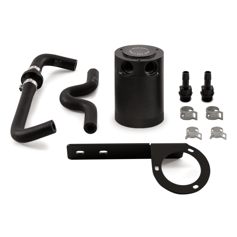Mishimoto 2017+ Honda Civic Type R Baffled Oil Catch Can Kit - Black - Saikospeed