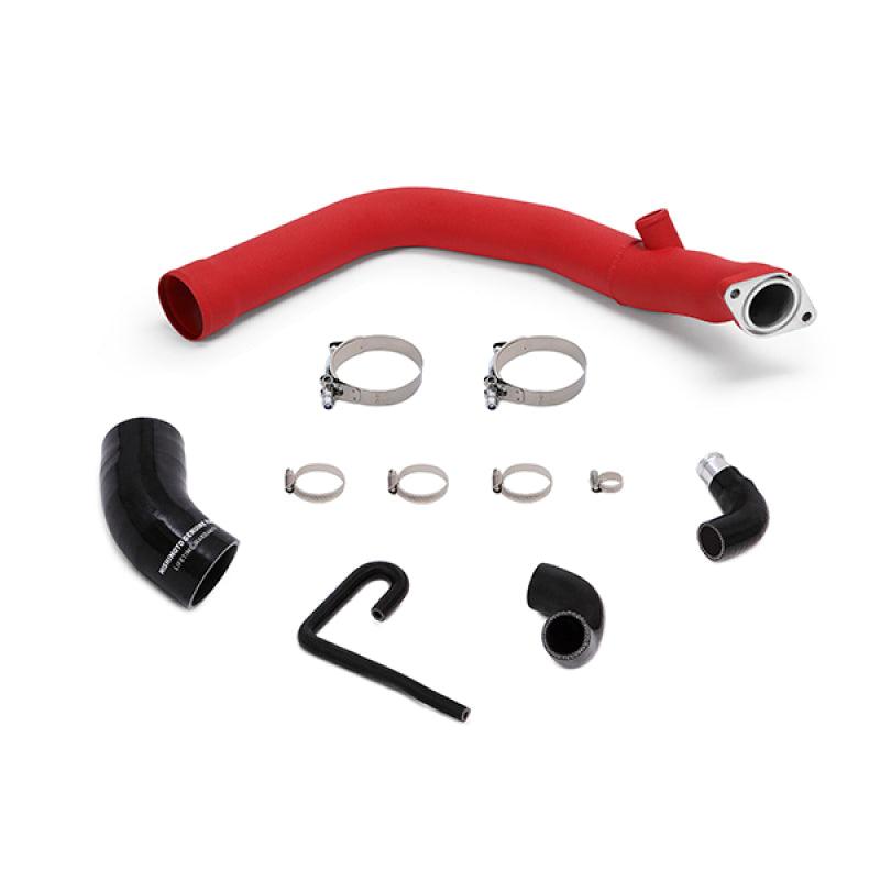 Mishimoto 2015 Subaru WRX Charge Pipe Kit - Wrinkle Red - Saikospeed