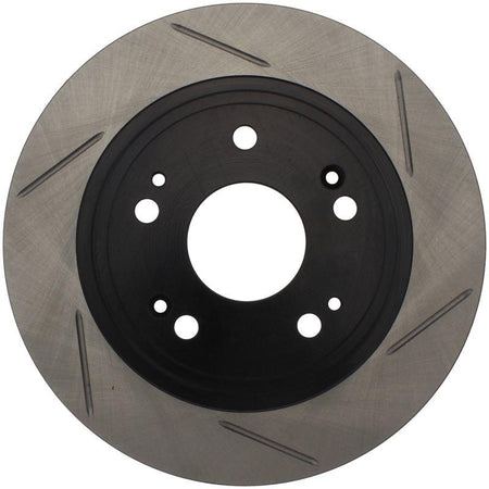 StopTech Power Slot 09-10 Acura TSX / 08-10 Honda Accord Rear Left Slotted Rotor - Saikospeed