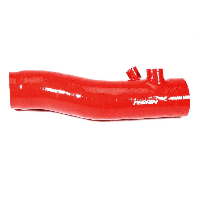 Perrin 2022+ Subaru WRX Red 3in Turbo Inlet Hose w/ Nozzle - Saikospeed