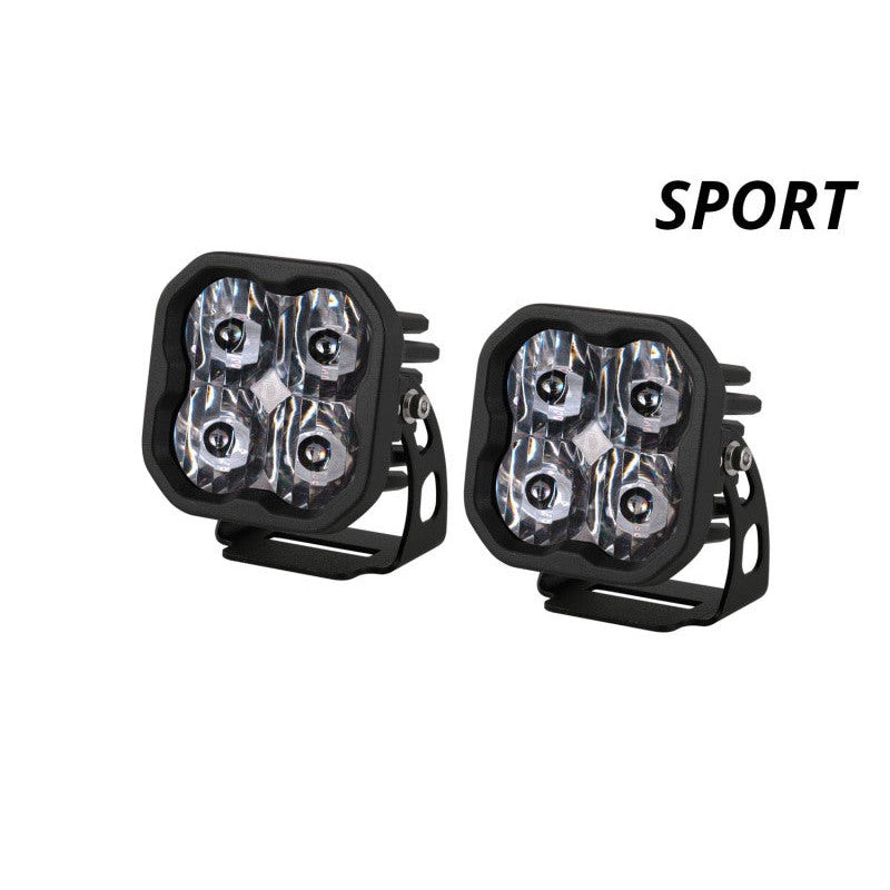 Diode Dynamics SS3 Sport ABL - White SAE Fog Standard (Pair)