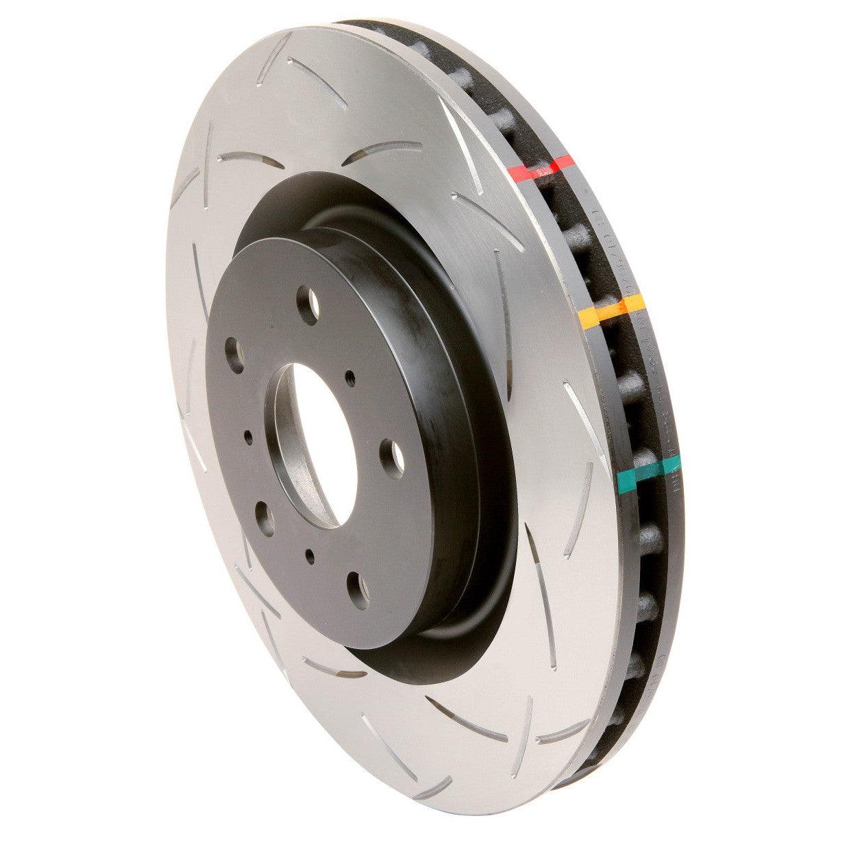 DBA 04-12 Subaru STi/2017 BRZ w/Perf. Pkg. 10 Stud Hole Front Slotted 4000 Series Rotor - Saikospeed