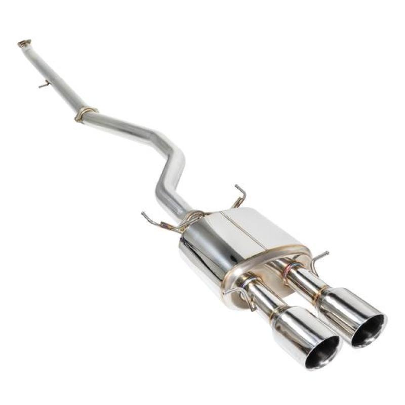 Remark 2017 Civic Si 4 Door Sedan Cat Back Exhaust w/Stainless Double Wall Tip (Not Resonated) - Saikospeed