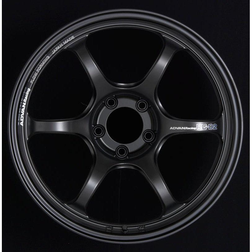 Advan RG-D2 18x9.5 +35 5-120 Semi Gloss Black Wheel - Saikospeed