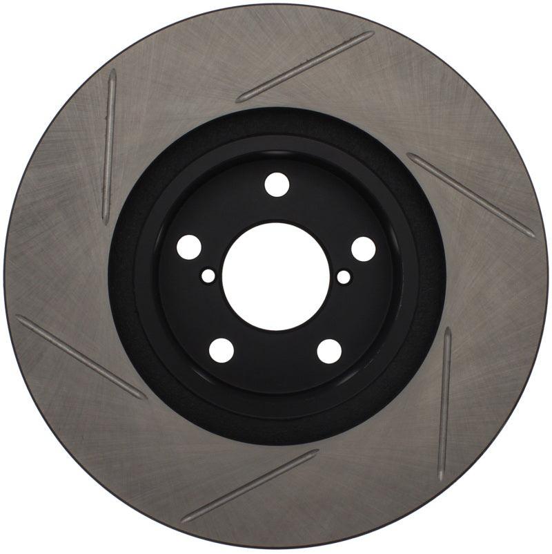 StopTech Power Slot 00-05 Legacy / 7/98-08 Impreza Front Left Sportstop Slotted Rotor - Saikospeed