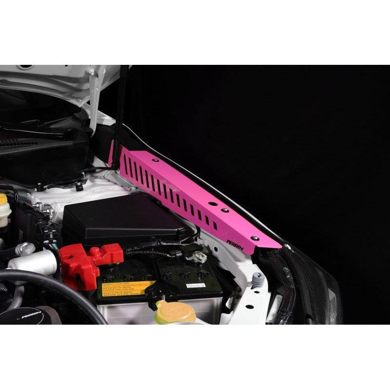 Perrin 22-23 Subaru WRX Fender Shroud Set - Hyper Pink - Saikospeed