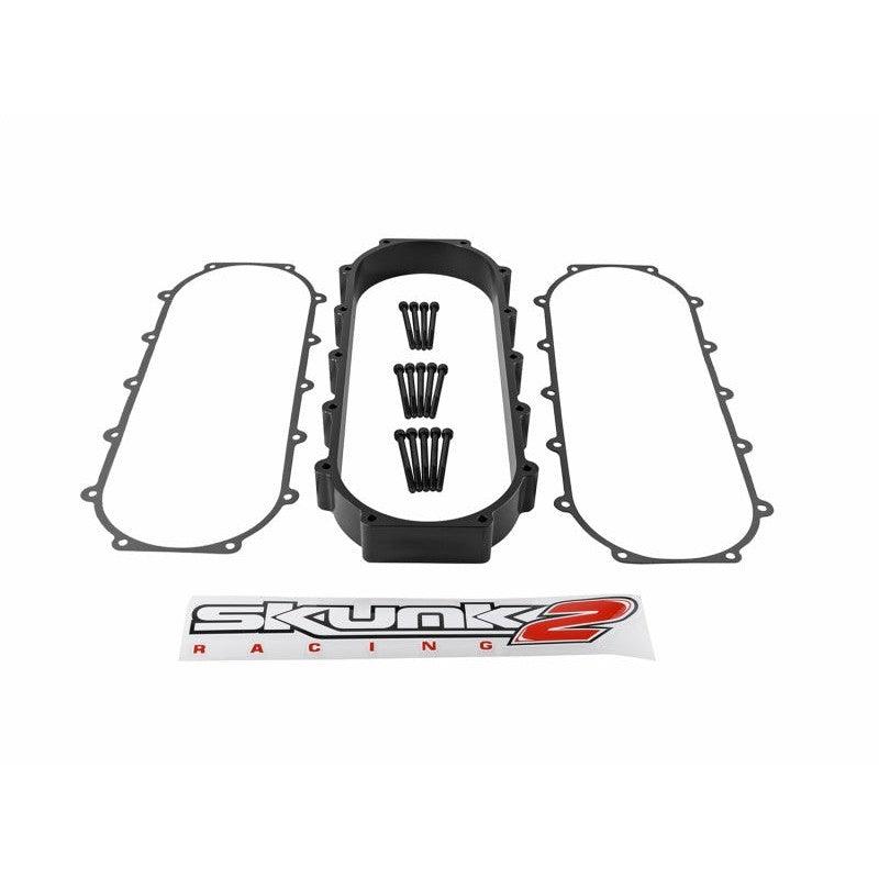 Skunk2 Ultra Series Honda/Acura (RACE) Intake Manifold 2 Liter Spacer (Inc Gasket & Hardware) Black - Saikospeed
