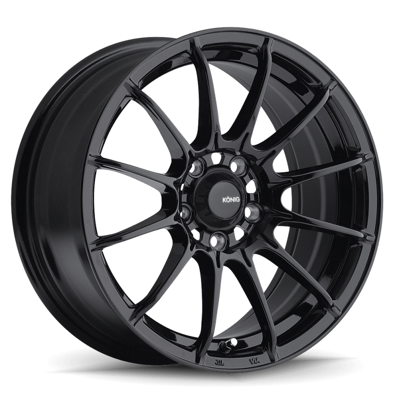 Konig Dial In 15x7 4x100 ET35 Gloss Black - Saikospeed