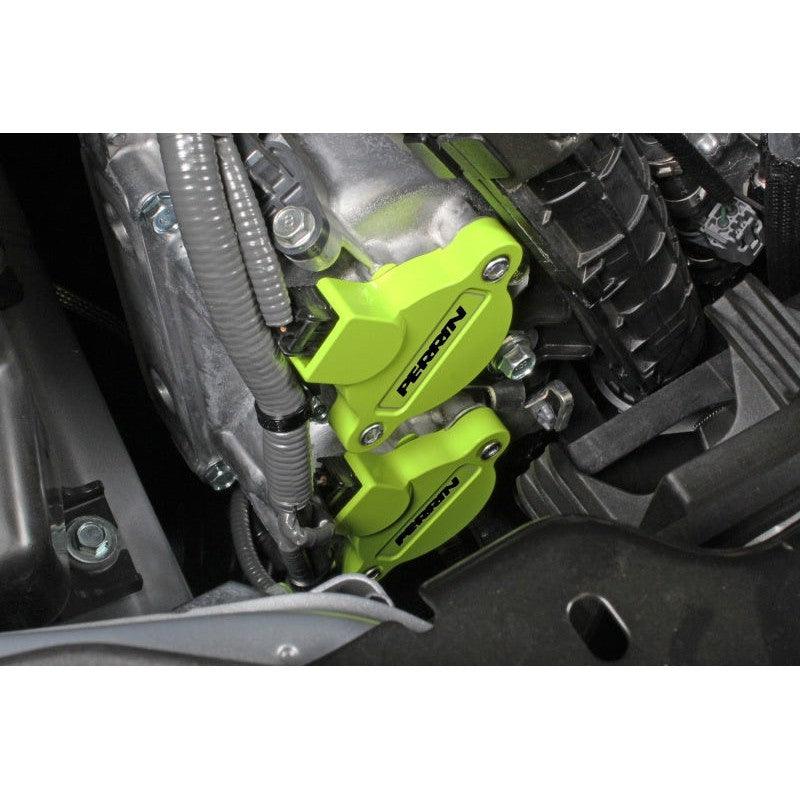 Perrin 15-22 WRX Cam Solenoid Cover - Neon Yellow - Saikospeed