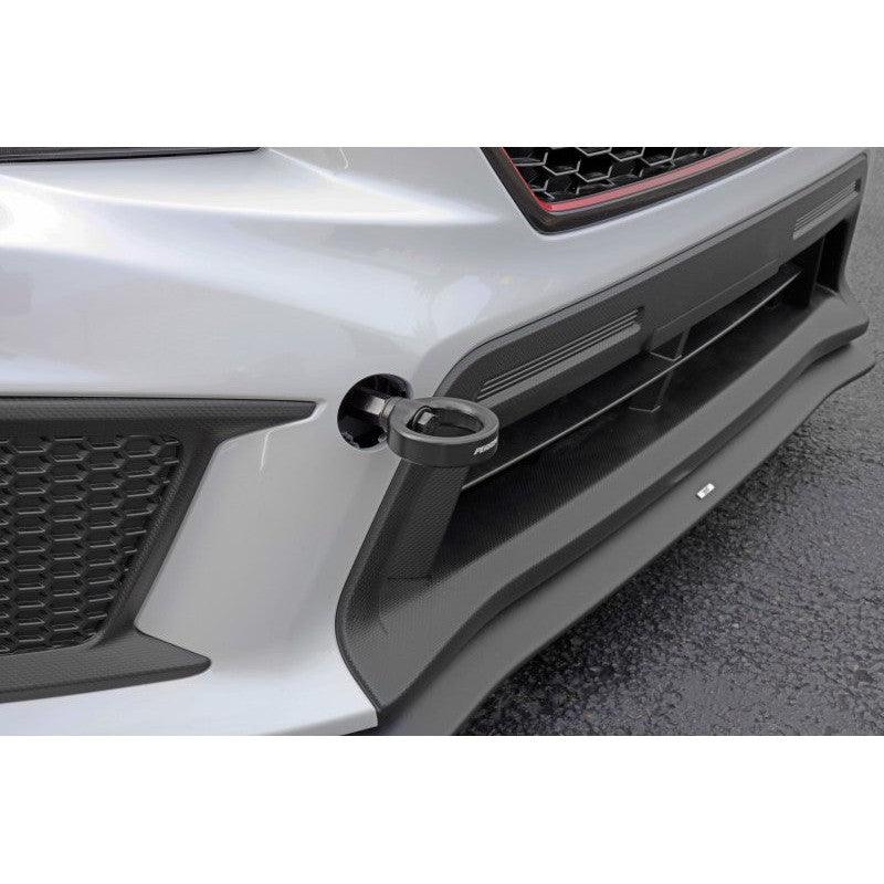 Perrin 18-21 WRX/STI / 13-20 BRZ / 17-20 Toyota 86 Front Tow Hook Kit - Flat Black - Saikospeed