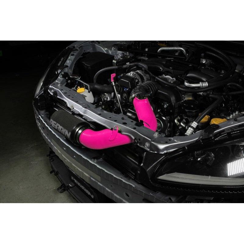Perrin 22-23 Subaru BRZ/GR86 Cold Air Intake - Hyper Pink - Saikospeed