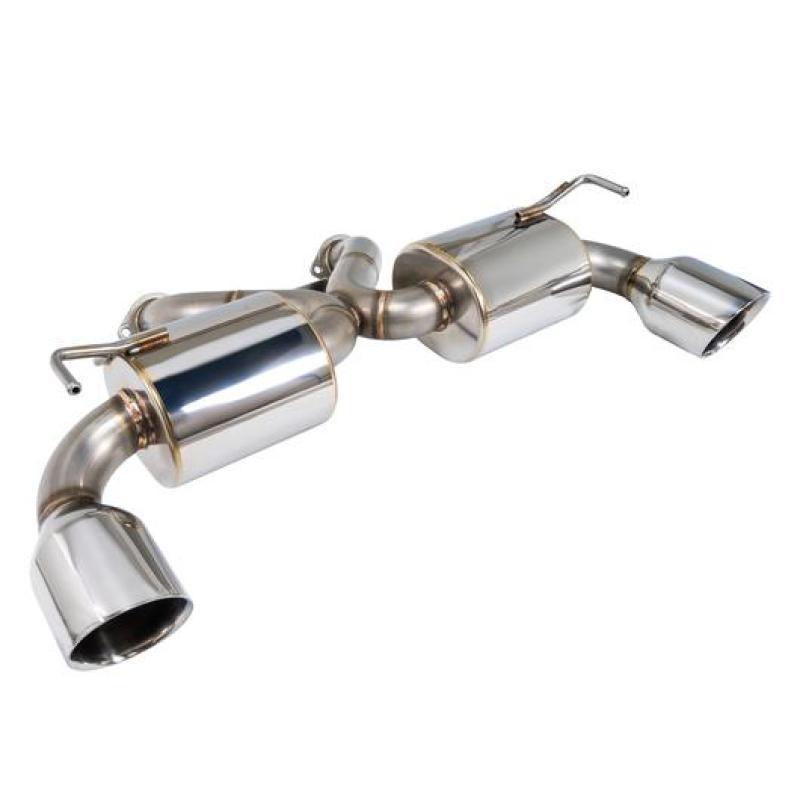 Remark Nissan 370Z (Z34) V2 Axle Back Exhaust w/Stainless Steel Double Wall Tip - Saikospeed