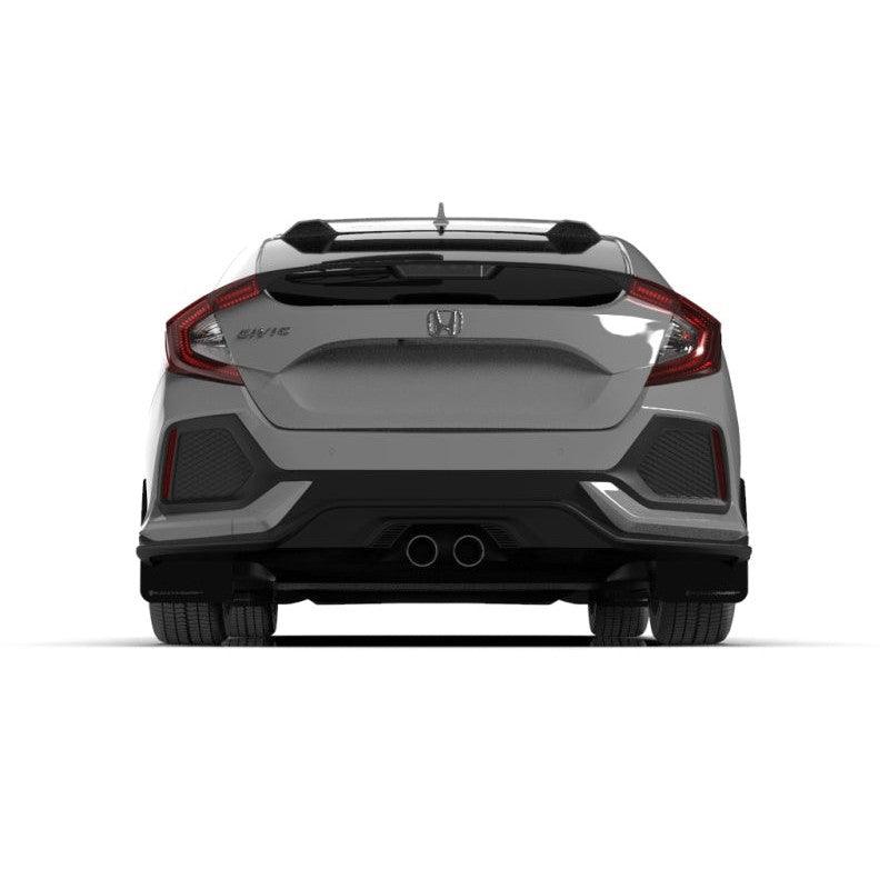 Rally Armor 17-21 Honda Civic Sport & Touring (Hatch) Black UR Mud Flap w/ Dark Grey Logo - Saikospeed