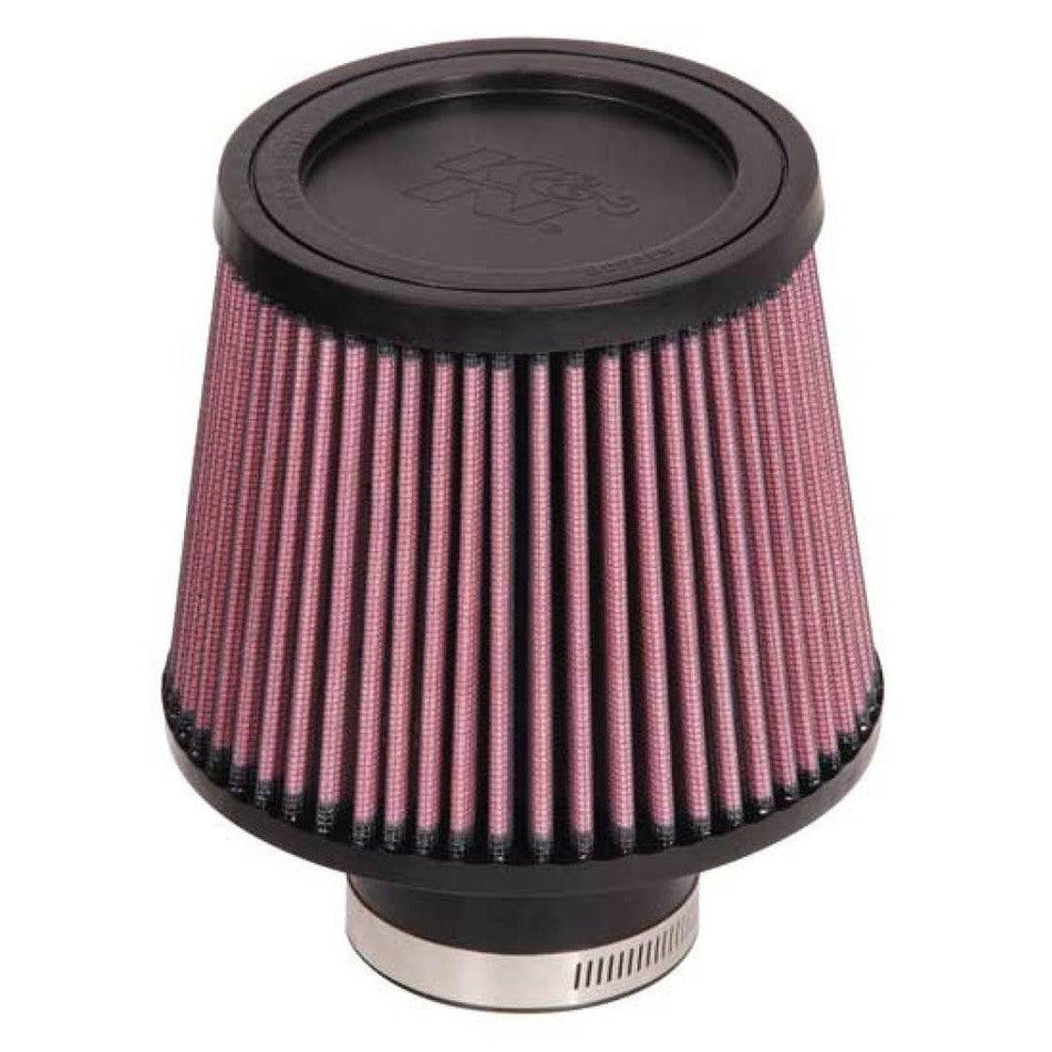K&N Universal Rubber Filter-Round Tapered 2.5in Flange ID x 6in Base OD x 5in Top OD x 5in Height - Saikospeed