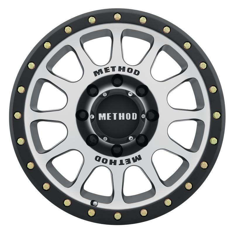 Method MR305 NV 17x8.5 0mm Offset 8x6.5 130.81mm CB Machined/Black Street Loc Wheel - Saikospeed