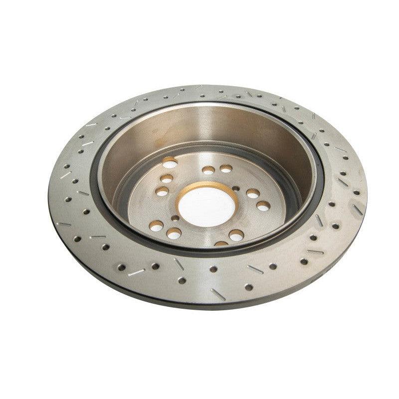 DBA 12+ Subaru/Scion BRZ/FR-S (AU Spec) 10 Lug Slot Rear Drilled & Slotted 4000 Series Rotor - Saikospeed