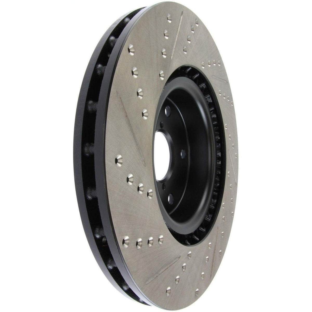 StopTech 05-10 Subaru Impreza WRX/STi Slotted & Drilled Left Front Rotor - Saikospeed