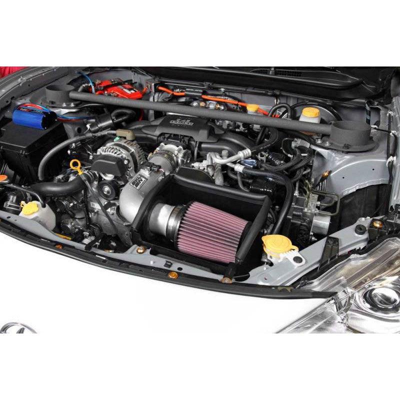 K&N 13 Subaru BRZ 2.0L / 13 Scion FR-S 2.0L Silver 69 Series Typhoon Intake - Saikospeed