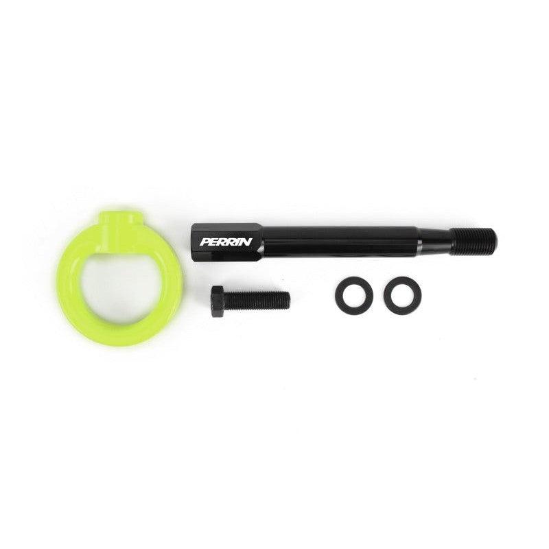 Perrin 2022+ BRZ/GR86 Tow Hook Kit (Front) - Neon Yellow - Saikospeed