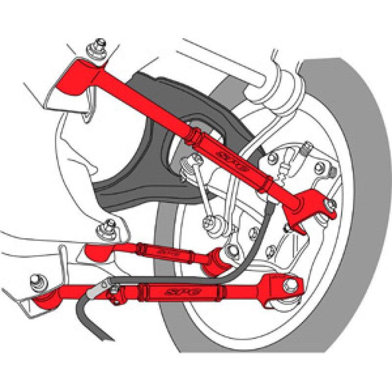 SPC Performance 08-13 Honda Accord/09-13 Acura TSX/TL Rear Adjustable Control Arm (Set of 3) - Saikospeed