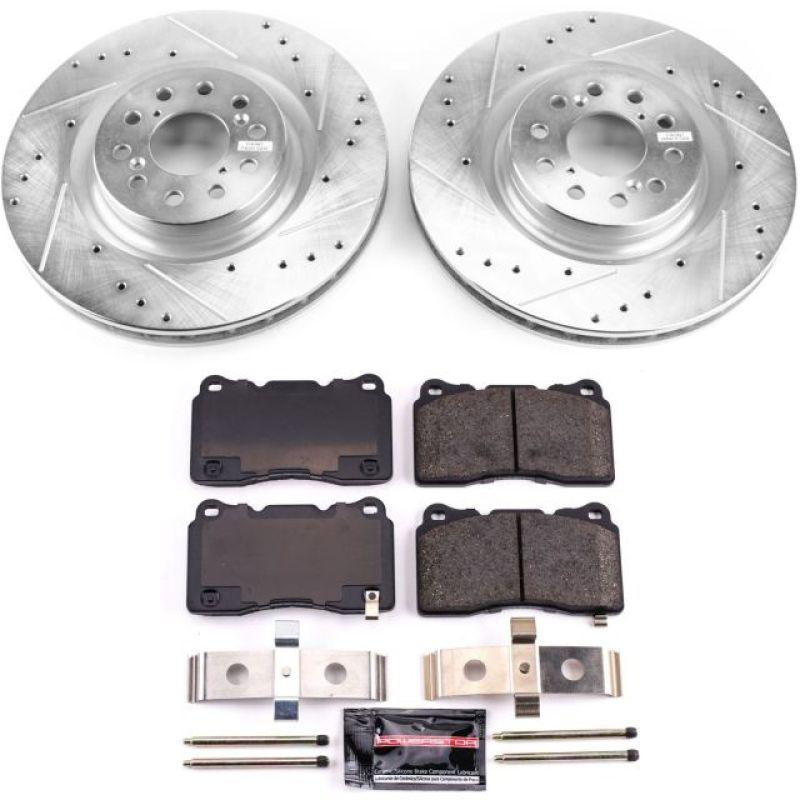 Power Stop 17-19 Honda Civic Front Z23 Evolution Sport Brake Kit - Saikospeed