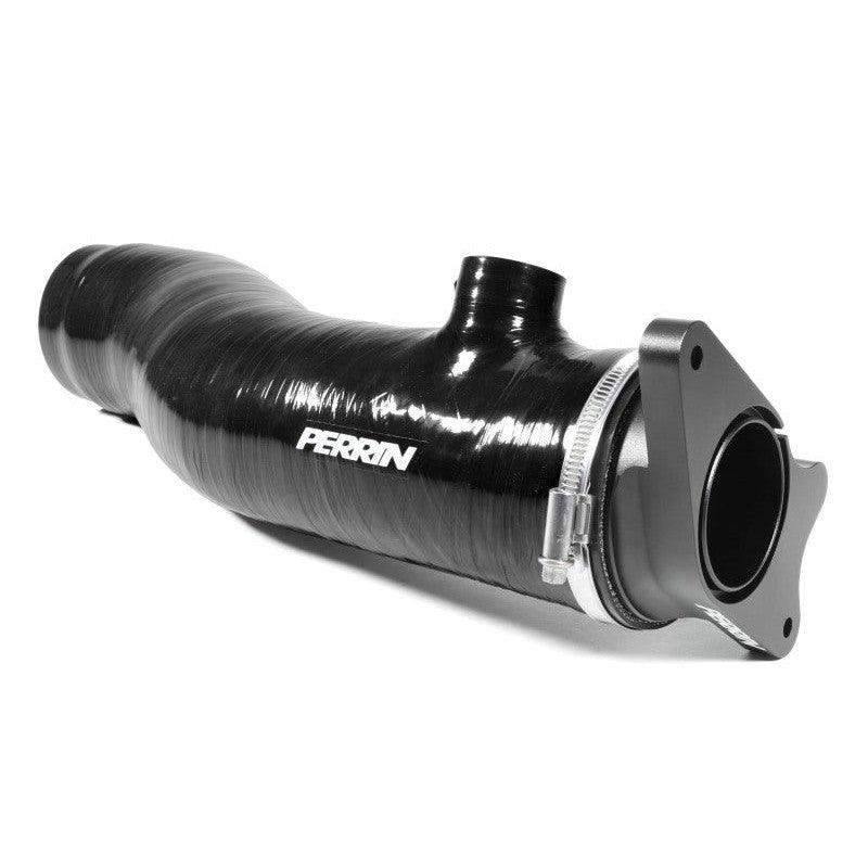 Perrin 2022+ Subaru WRX Black 3in Turbo Inlet Hose w/ Nozzle - Saikospeed