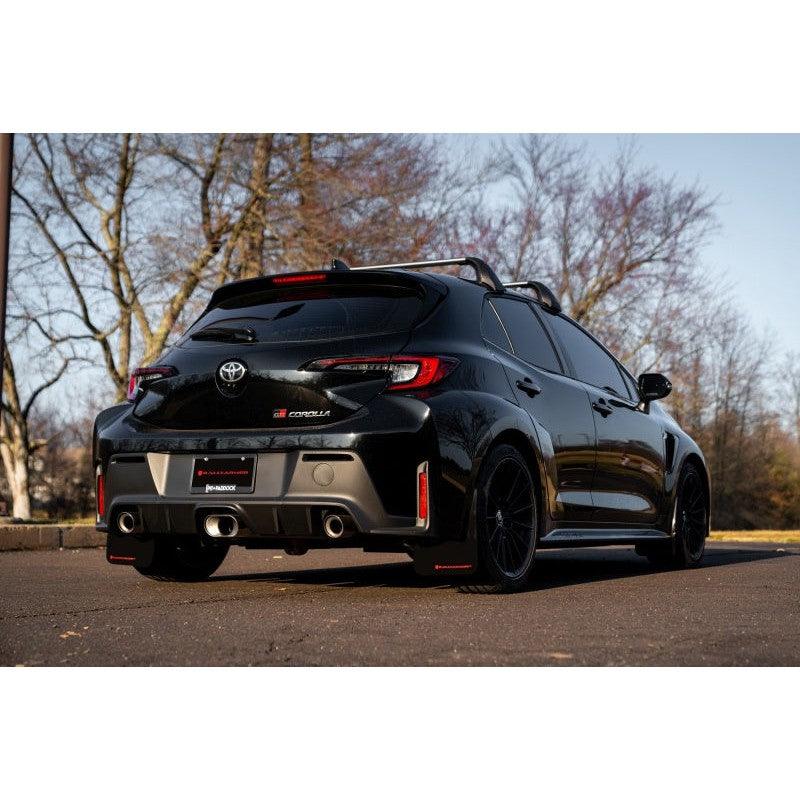 Rally Armor 2023 Toyota GR Corolla Black UR Mud Flap w/ Dark Grey Logo - Saikospeed