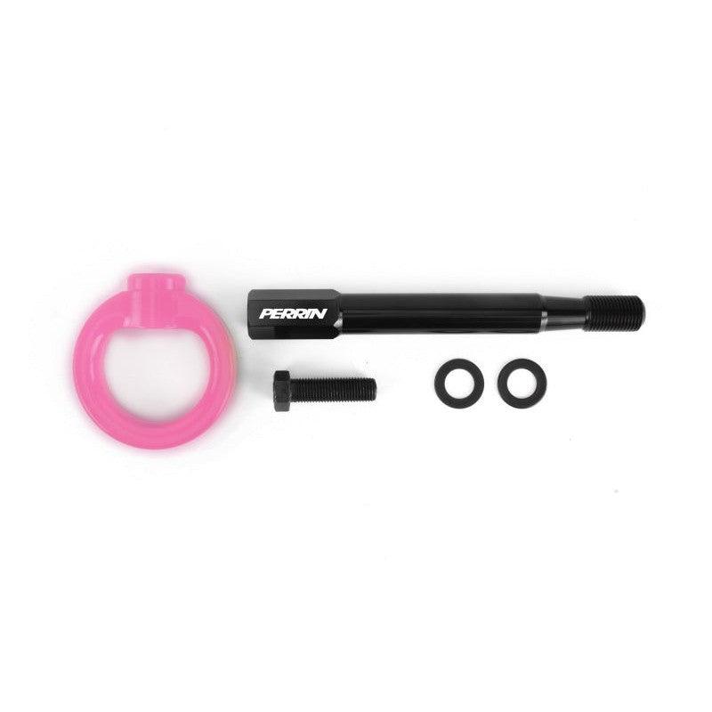 Perrin 2022+ BRZ/GR86 Tow Hook Kit (Front) - Hyper Pink - Saikospeed