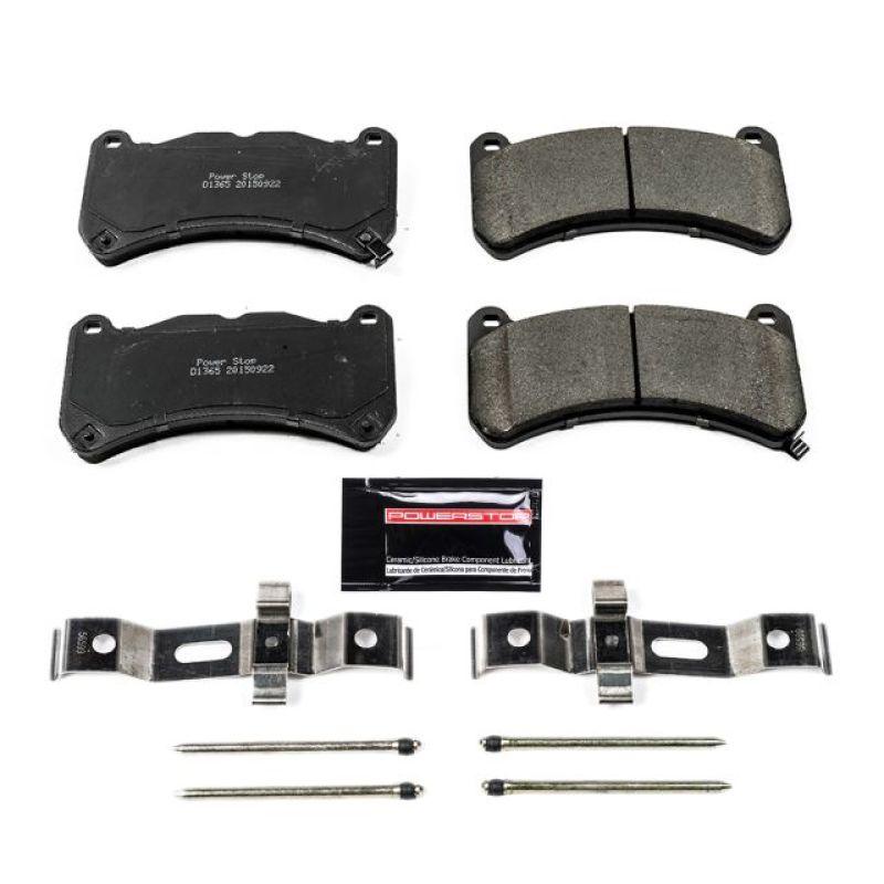 Power Stop 13-14 Ford Mustang Front Z23 Evolution Sport Brake Pads w/Hardware - Saikospeed