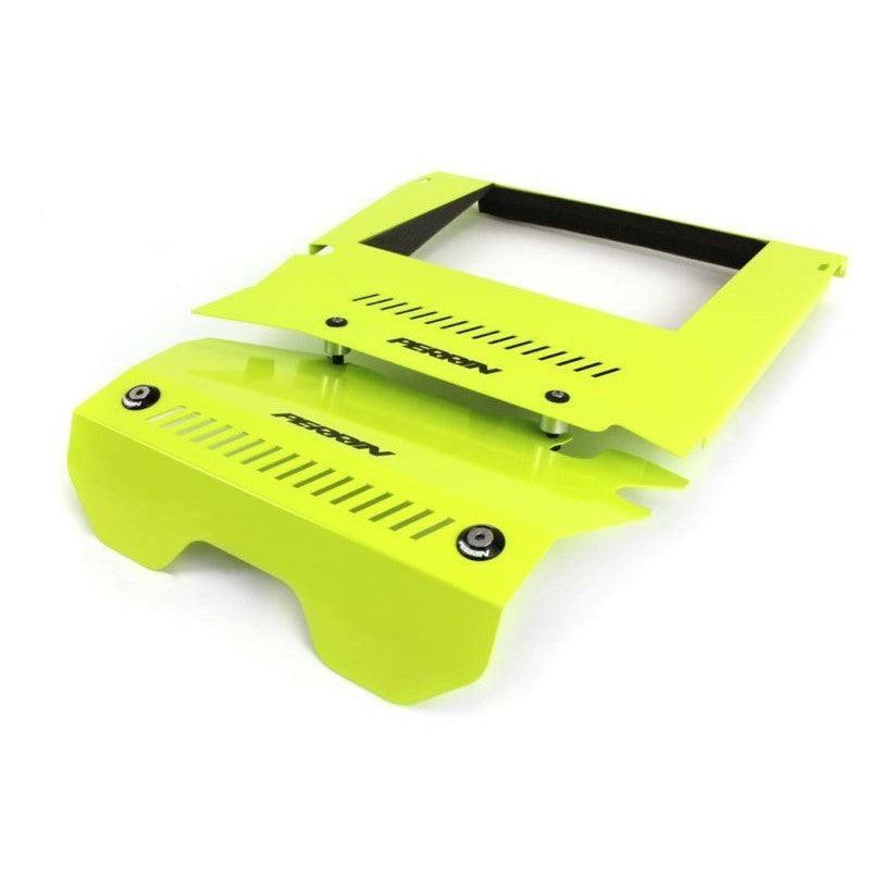 Perrin 15-16 Subaru WRX Engine Cover Kit - Neon Yellow - Saikospeed