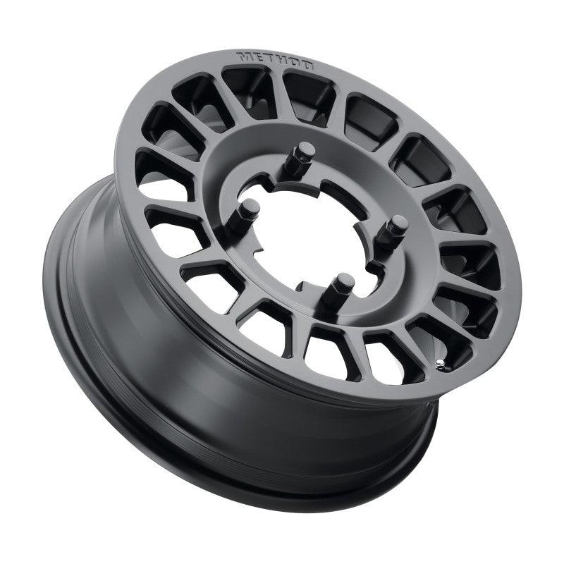 Method MR407 Bead Grip 15x6 / 5+1/51mm Offset / 5x4.5 / 77mm CB Matte Black Wheel - Saikospeed