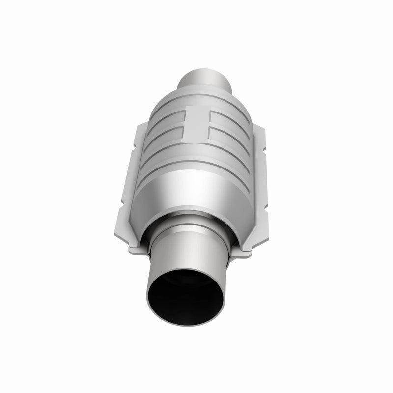 MagnaFlow Conv Univ 2.25in Inlet/Outlet Center/Center Round 9in Body L x 5.125in W x 13in Overall L - Saikospeed