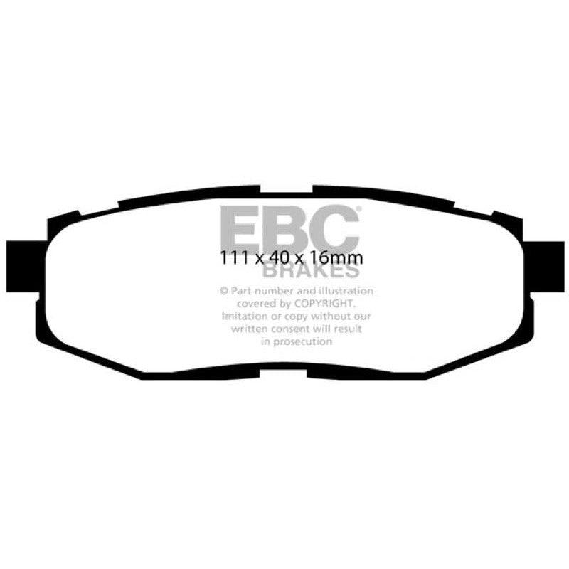 EBC 12+ Scion FR-S 2 Greenstuff Rear Brake Pads - Saikospeed
