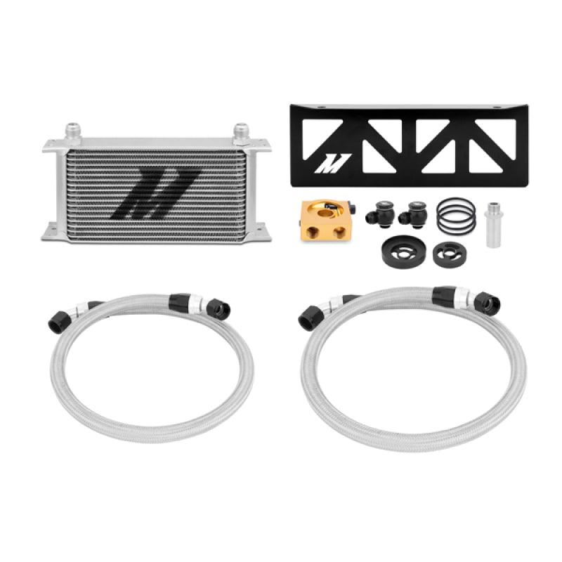 Mishimoto 13+ Subaru BRZ/Scion FR-S Thermostatic Oil Cooler Kit - Silver - Saikospeed