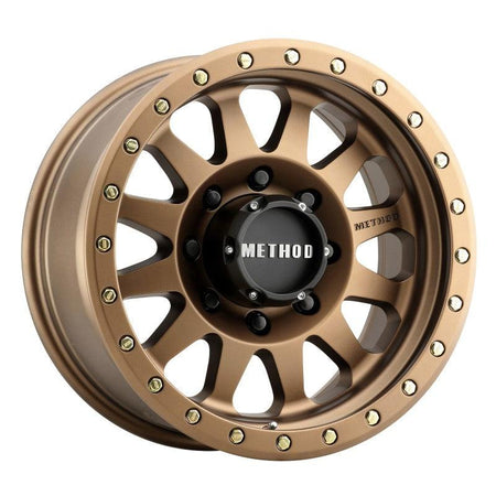 Method MR304 Double Standard 17x8.5 0mm Offset 8x6.5 130.81mm CB Method Bronze Wheel - Saikospeed