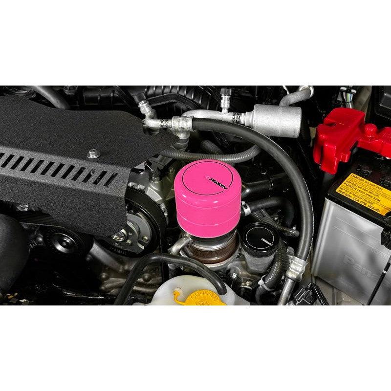 Perrin 2015+ Subaru WRX/STI Oil Filter Cover - Hyper Pink - Saikospeed