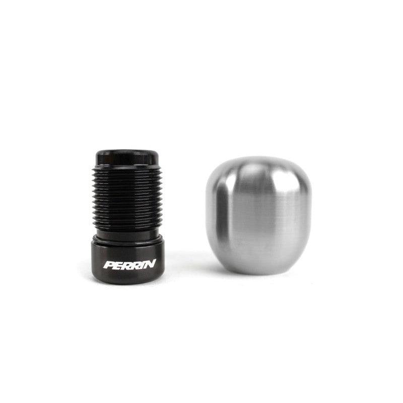 Perrin 2022 BRZ/GR86 Manual Brushed Barrel 1.85in Stainless Steel Shift Knob - Saikospeed