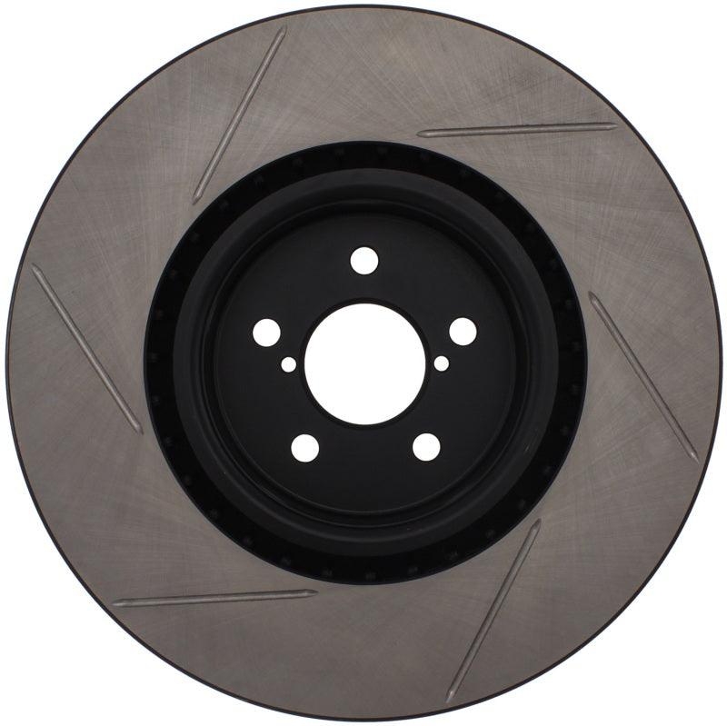 StopTech Power Slot 04 STi Front Left SportStop Slotted Rotor - Saikospeed