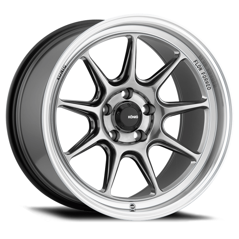 Konig Countergram 15x8 4x100 ET25 Hyper Chrome / Machined Lip - Saikospeed