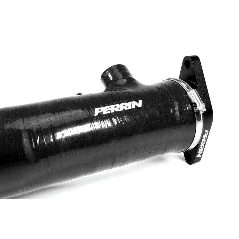 Perrin 2022+ Subaru WRX Black 3in Turbo Inlet Hose w/ Nozzle - Saikospeed