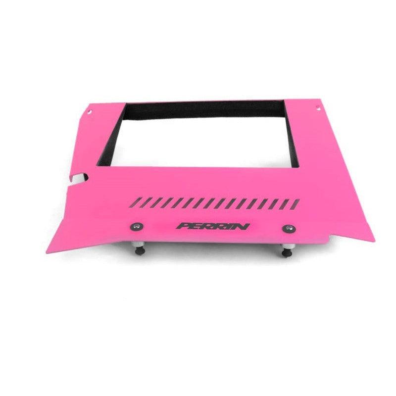 Perrin 2015+ Subaru WRX Engine Cover Kit (Intercooler Shroud + Pulley Cover) - Hyper Pink - Saikospeed